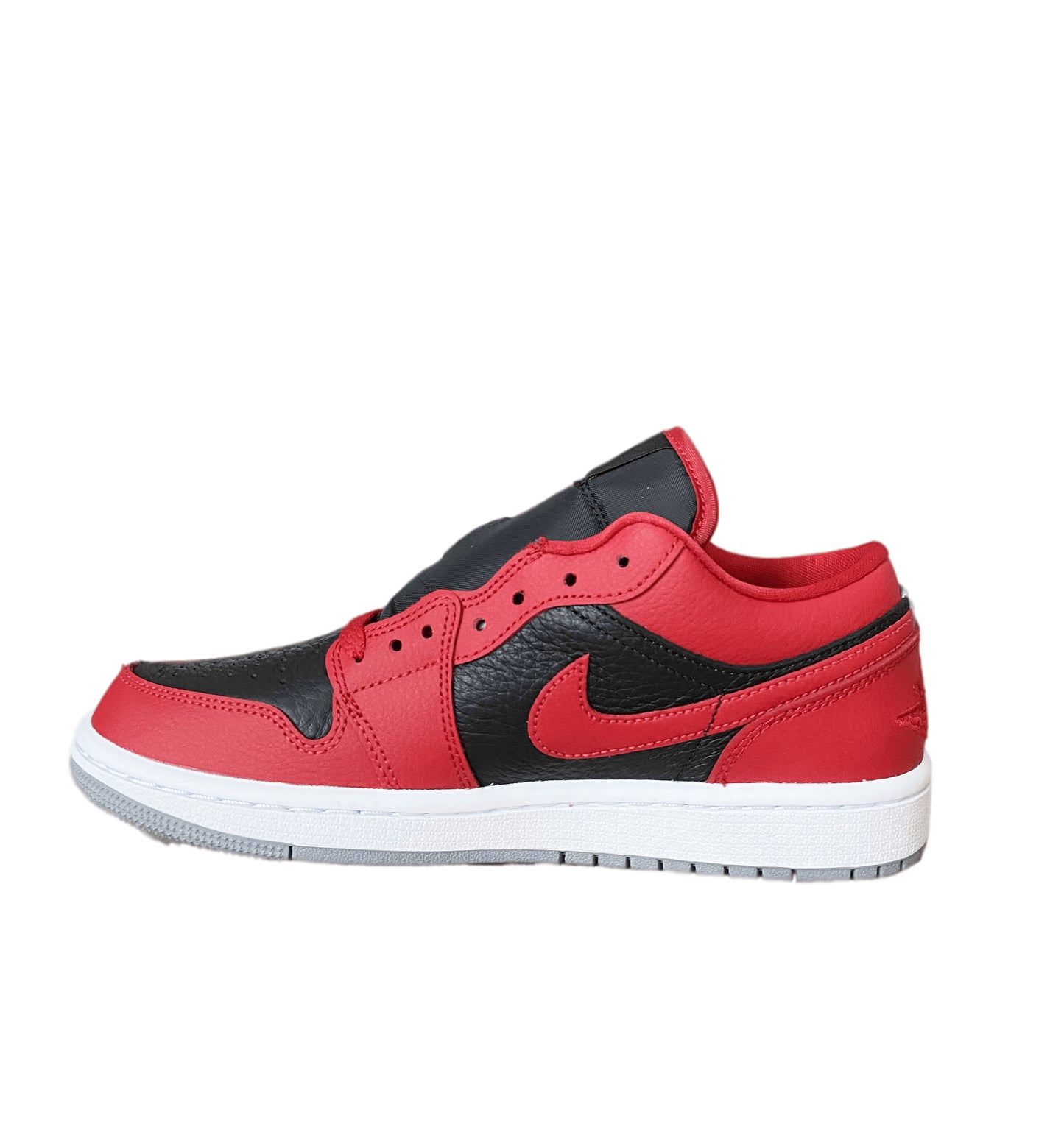 JORDAN 1 LOW SE "HOMAGE SPLIT GYM RED CEMENT GREY" W