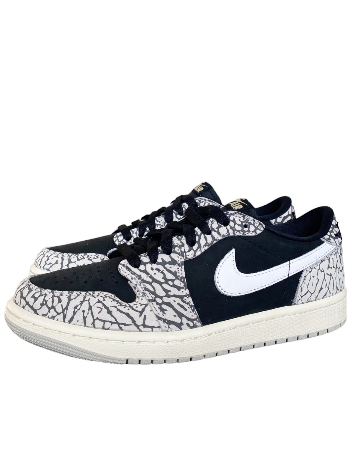 JORDAN 1 RETRO LOW OG "BLACK CEMENT" W
