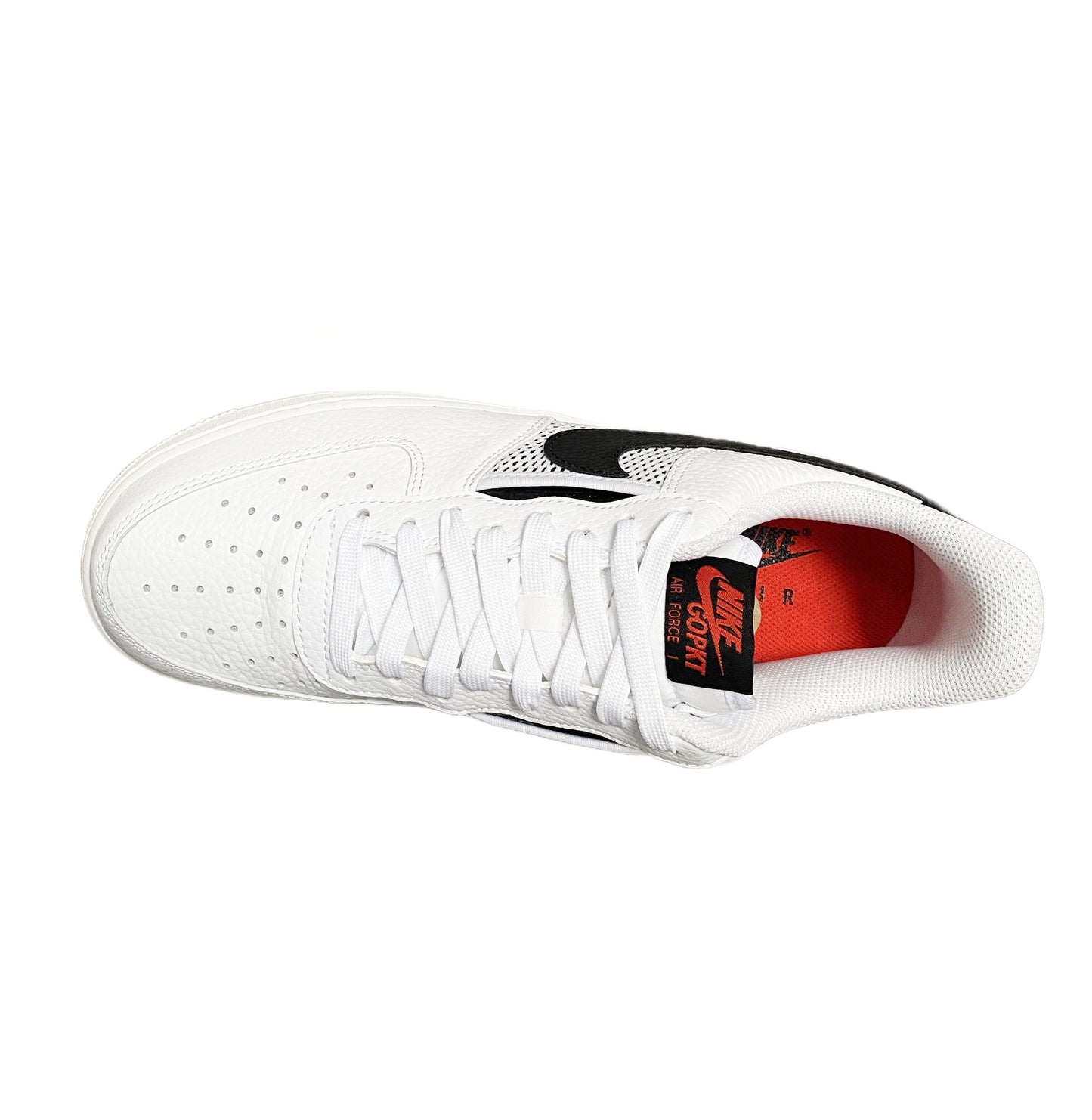 NIKE AIR FORCE 1 LOW 07 "WHITE BLACK HABANERO RED "