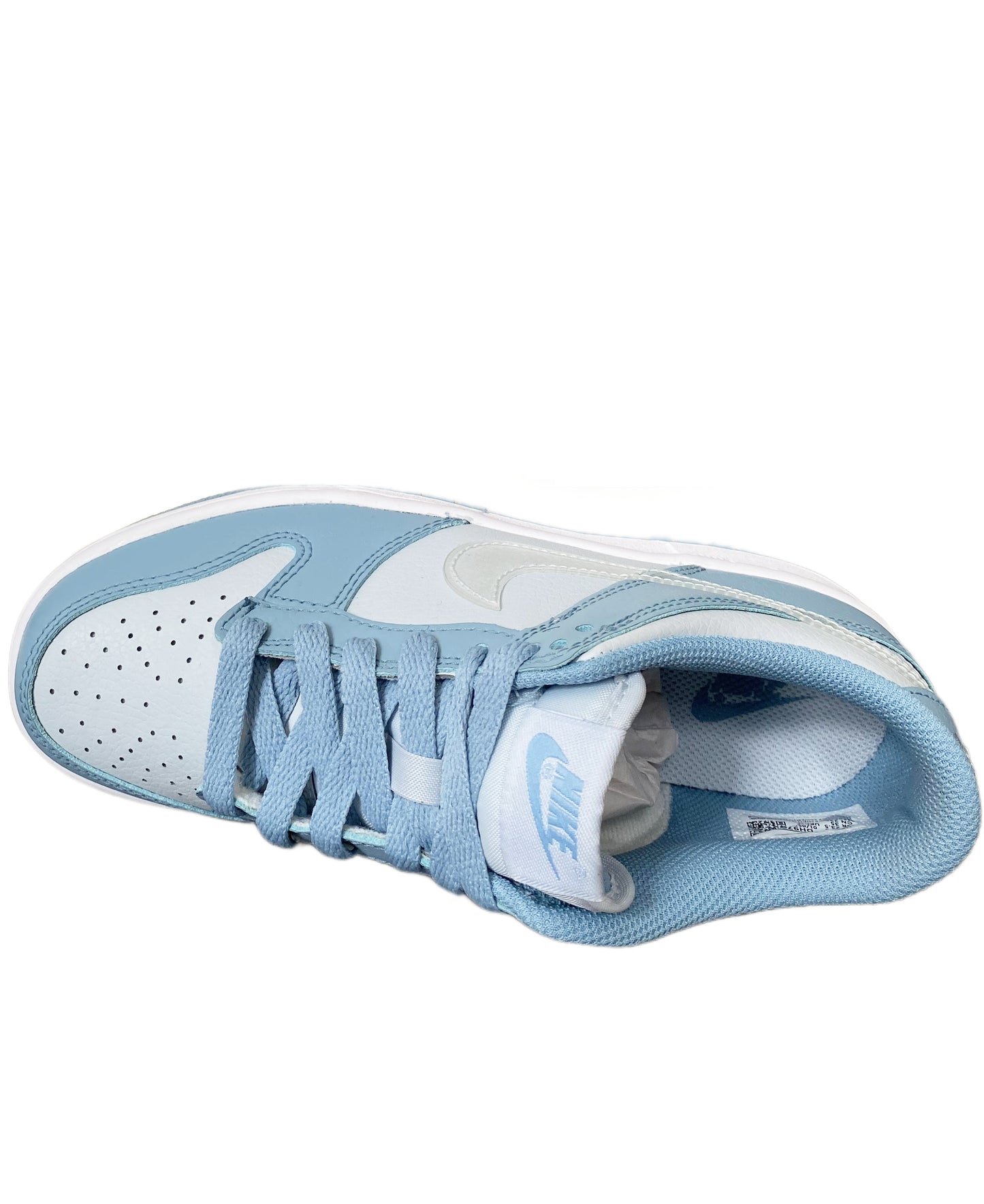 NIKE DUNK LOW " CLEAR BLUE SWOOSH " GS
