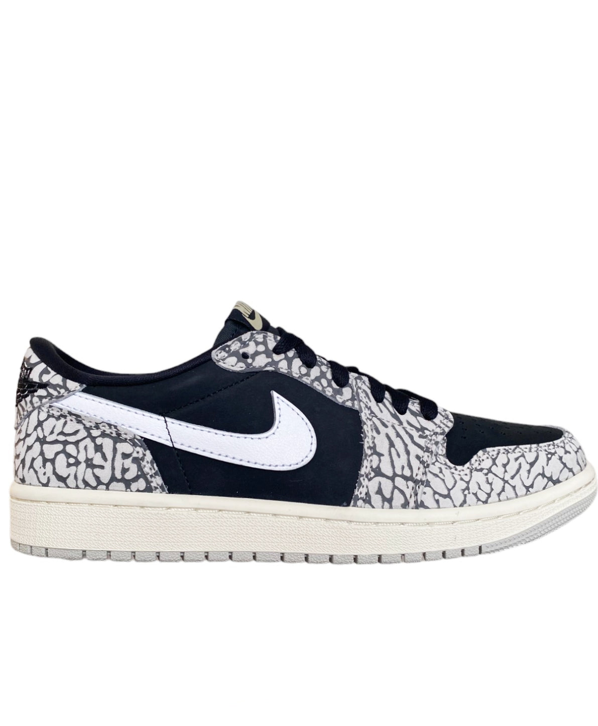 JORDAN 1 RETRO LOW OG "BLACK CEMENT" W