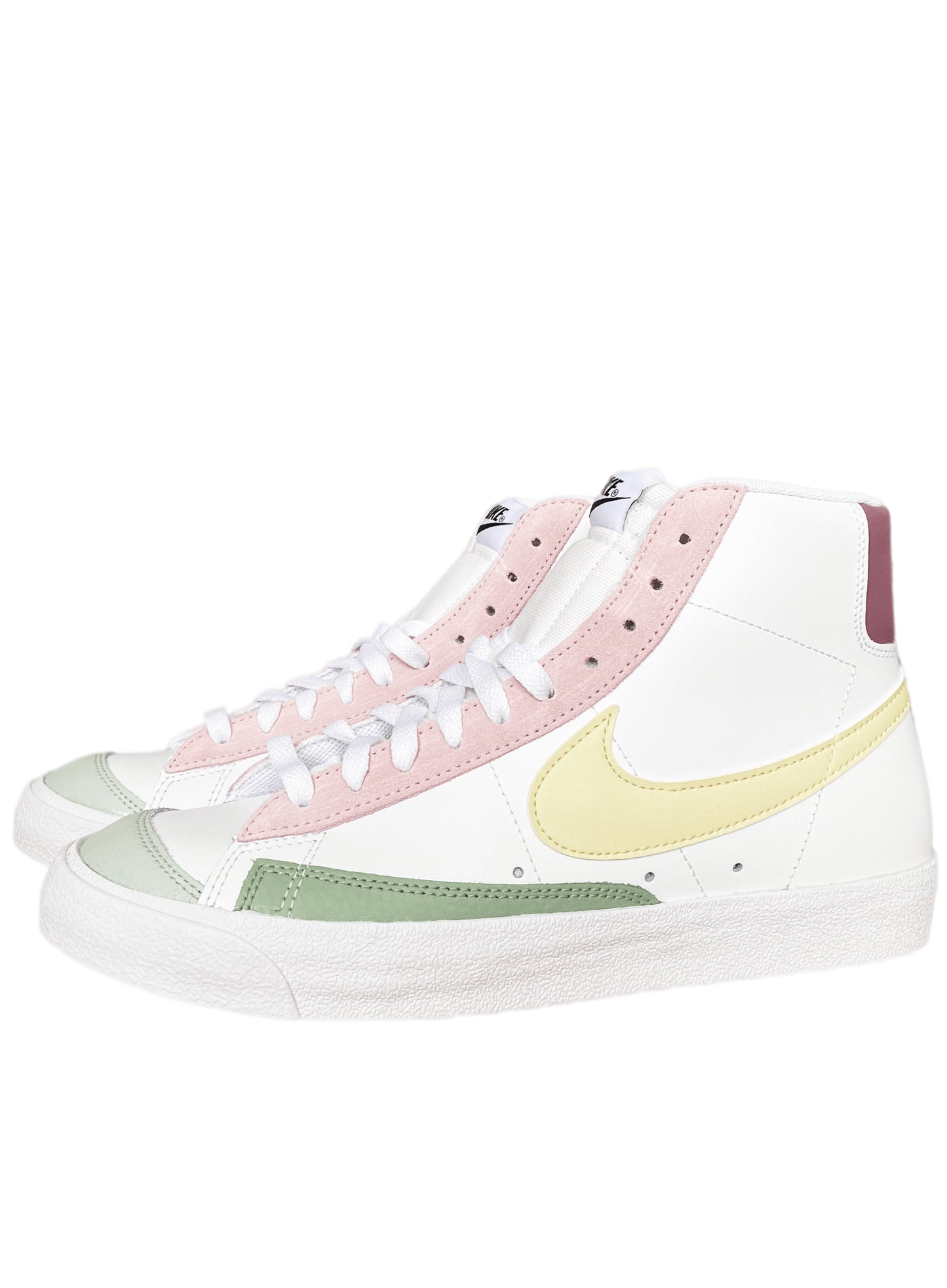 NIKE BLAZER MID 77 "WHITE PINK GREEN YELLOW" W
