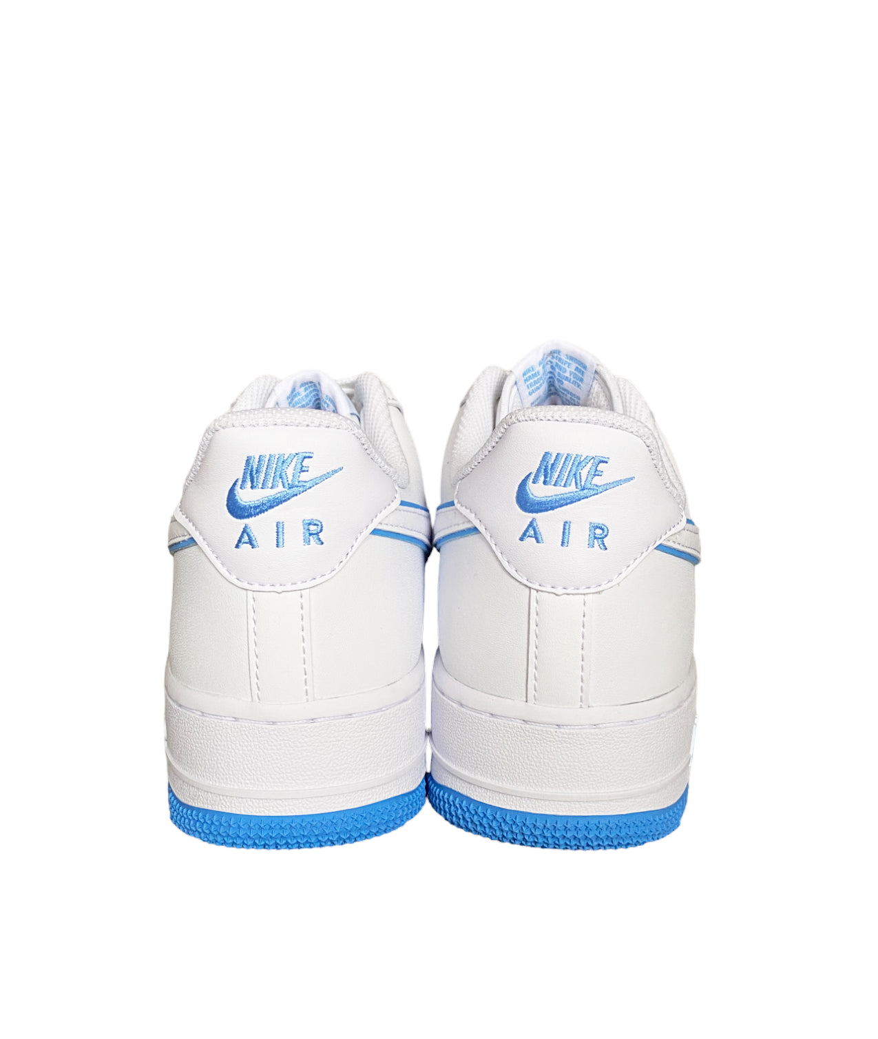 NIKE AIR FORCE 1 07 LOW " WHITE UNIVERSITY BLUE SOLE "
