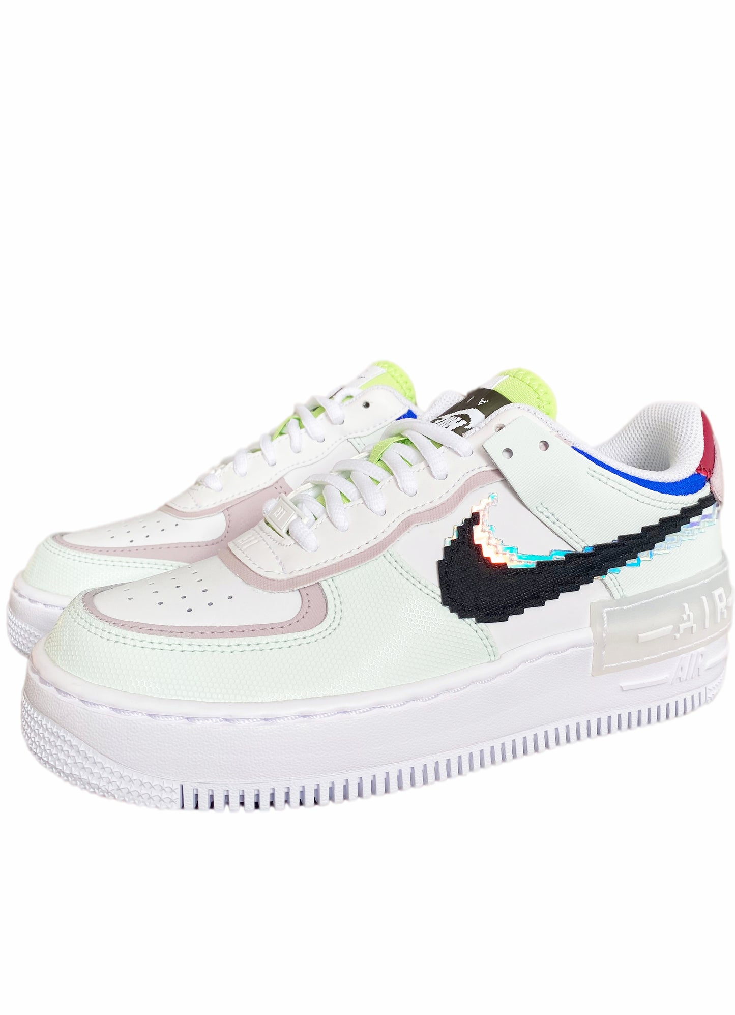 NIKE AIR FORCE 1 LOW SHADOW "8 BIT BARELY GREEN" W
