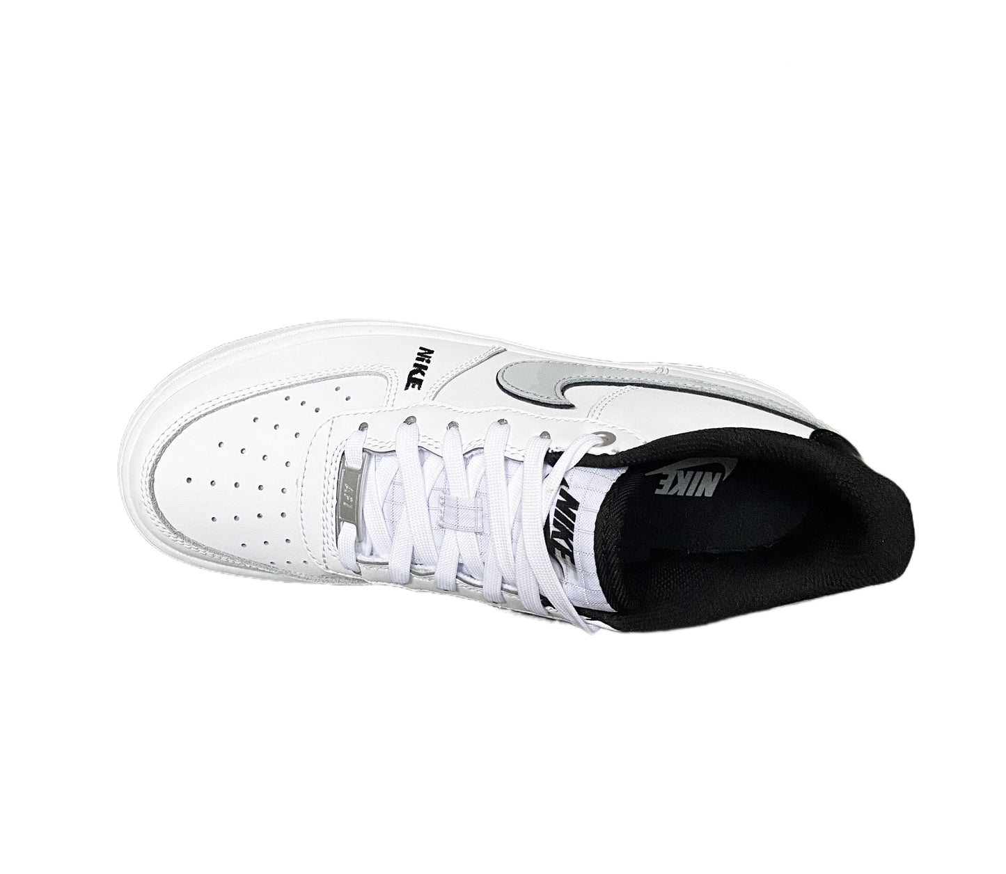 NIKE AIR FORCE 1 LOW LV8 "WHITE WOLF GREY BLACK" GS