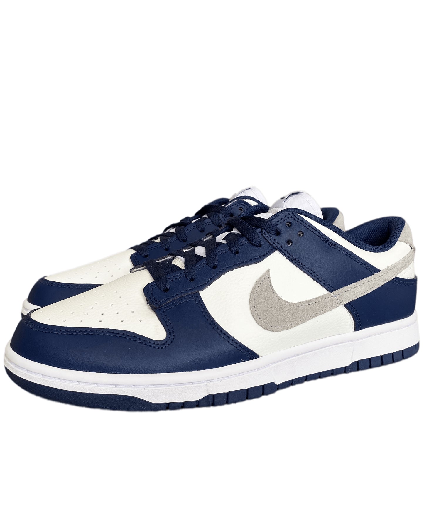 NIKE DUNK LOW "SUMMIT WHITE MIDNIGHT NAVY"