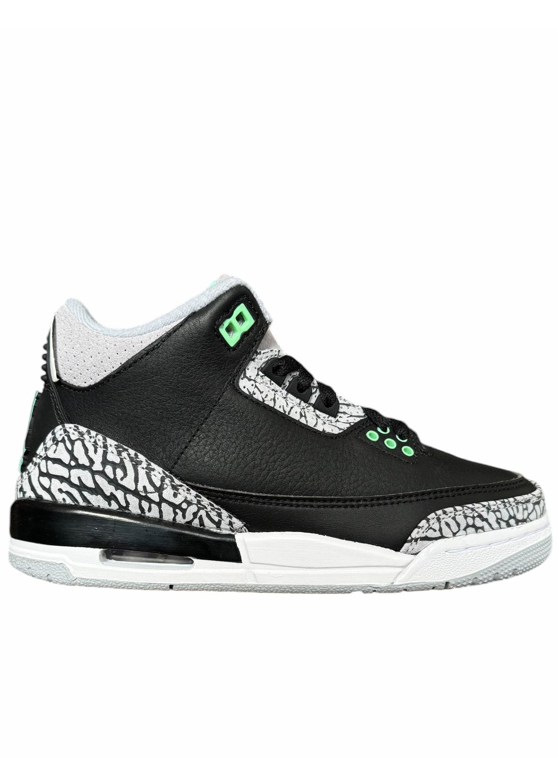 JORDAN 3 RETRO "GREEN GLOW" GS