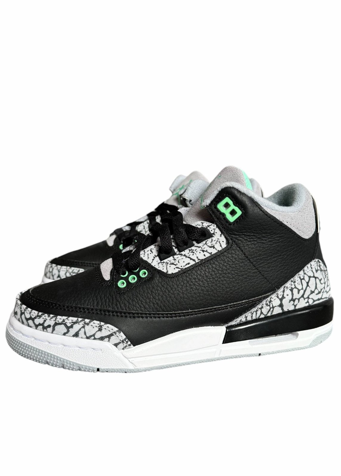 JORDAN 3 RETRO "GREEN GLOW" GS