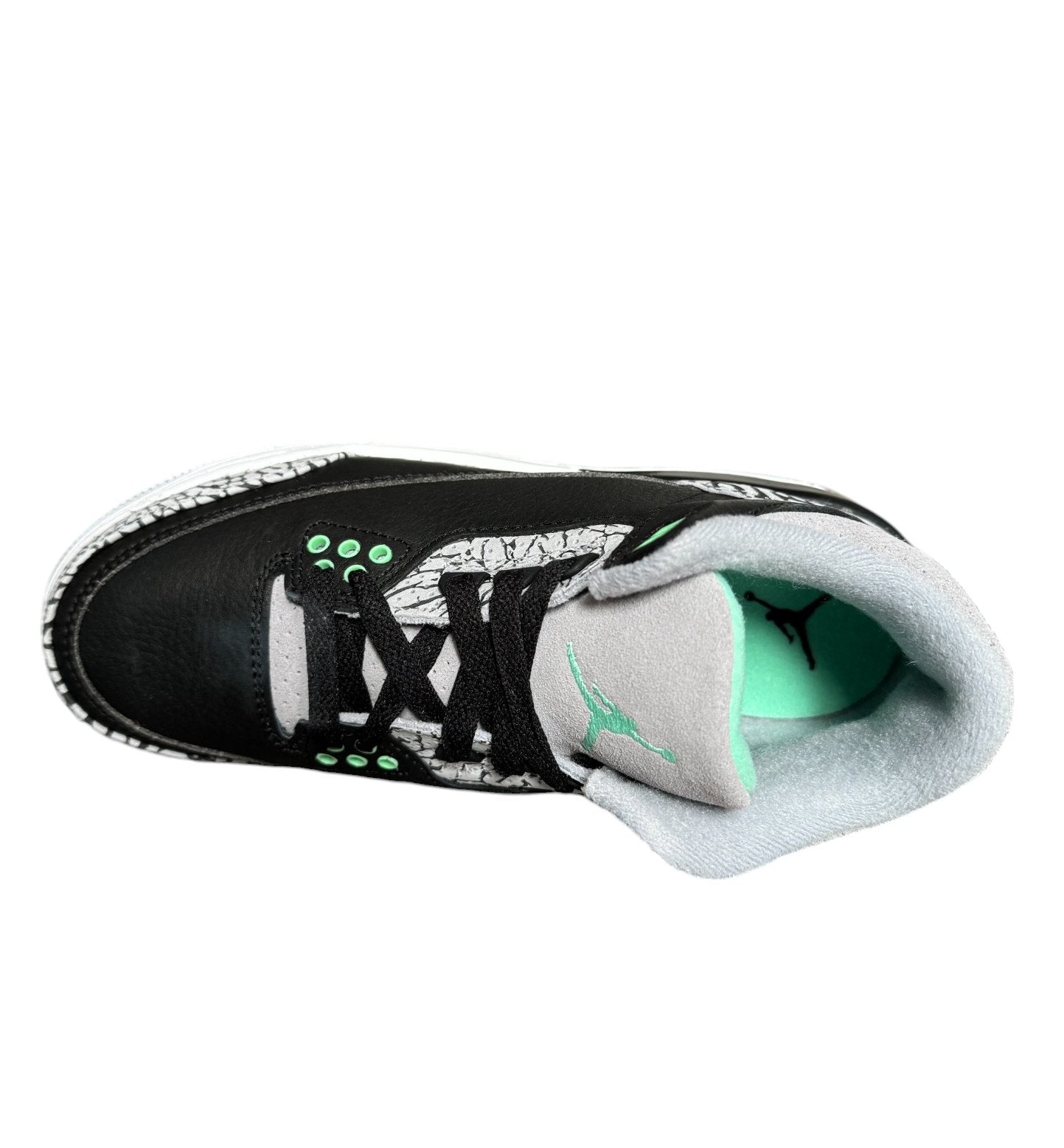 JORDAN 3 RETRO "GREEN GLOW" GS