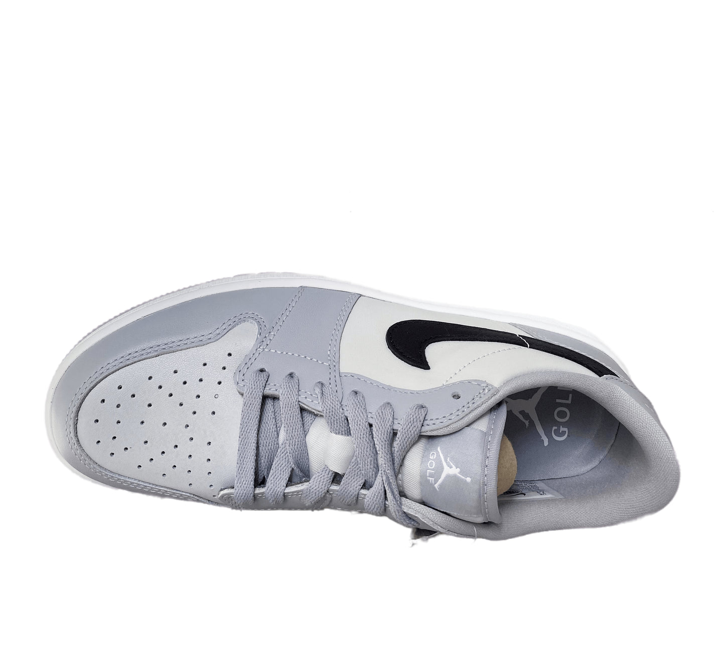 JORDAN 1 RETRO LOW GOLF "WOLF GREY"