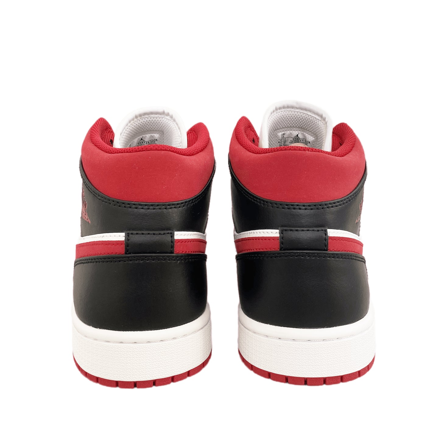 JORDAN 1 MID "GYM RED BLACK WHITE