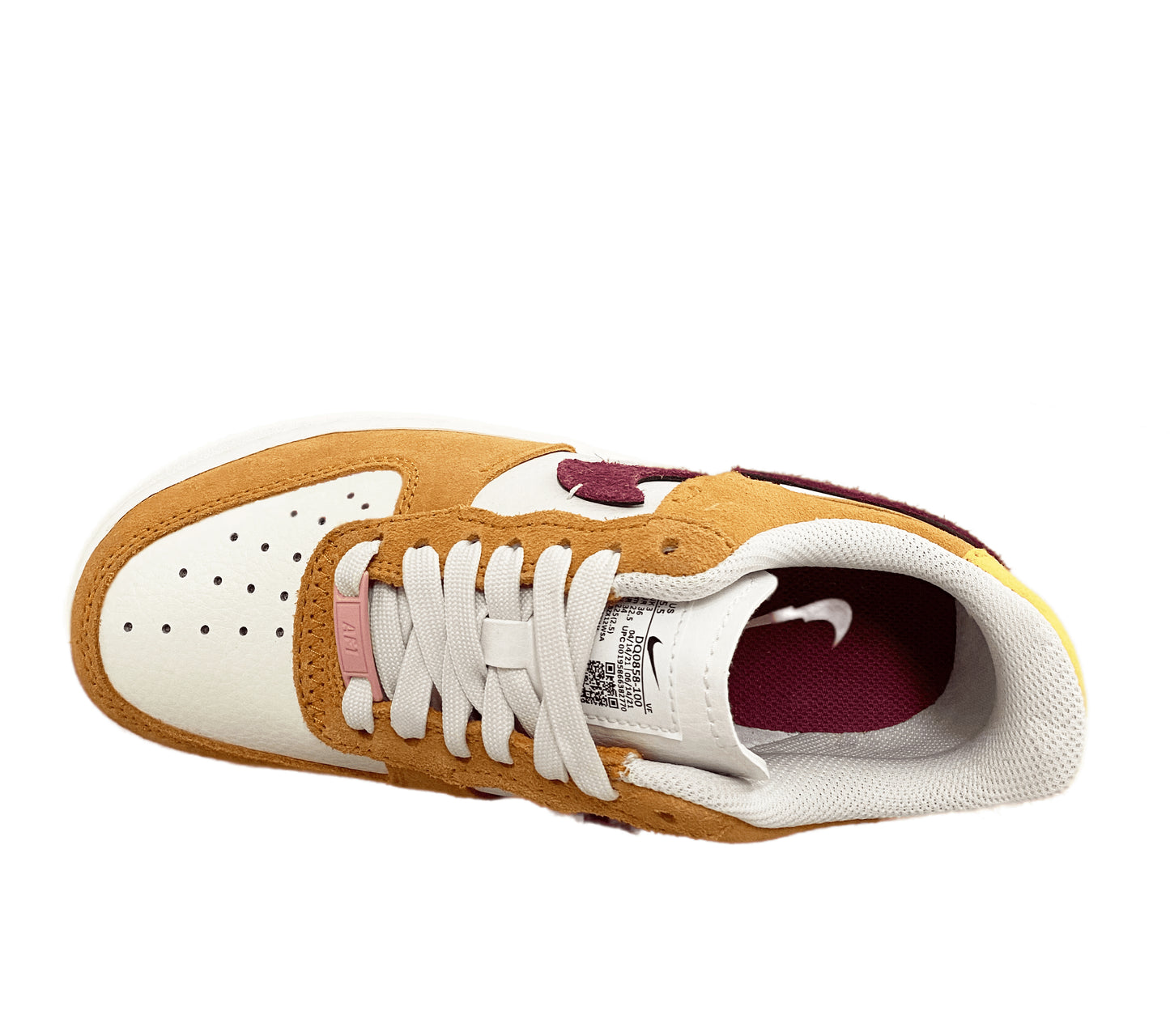 NIKE AIR FORCE 1 LOW LXX "SAIL/RUSH MAROON-SUNSET"(W)