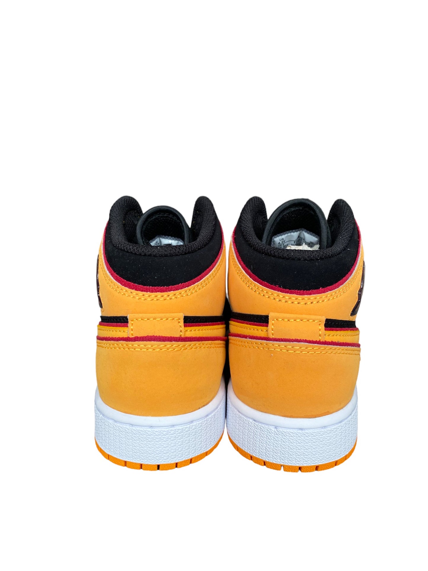 JORDAN 1 MID SE "BLACK VIVID ORANGE" GS