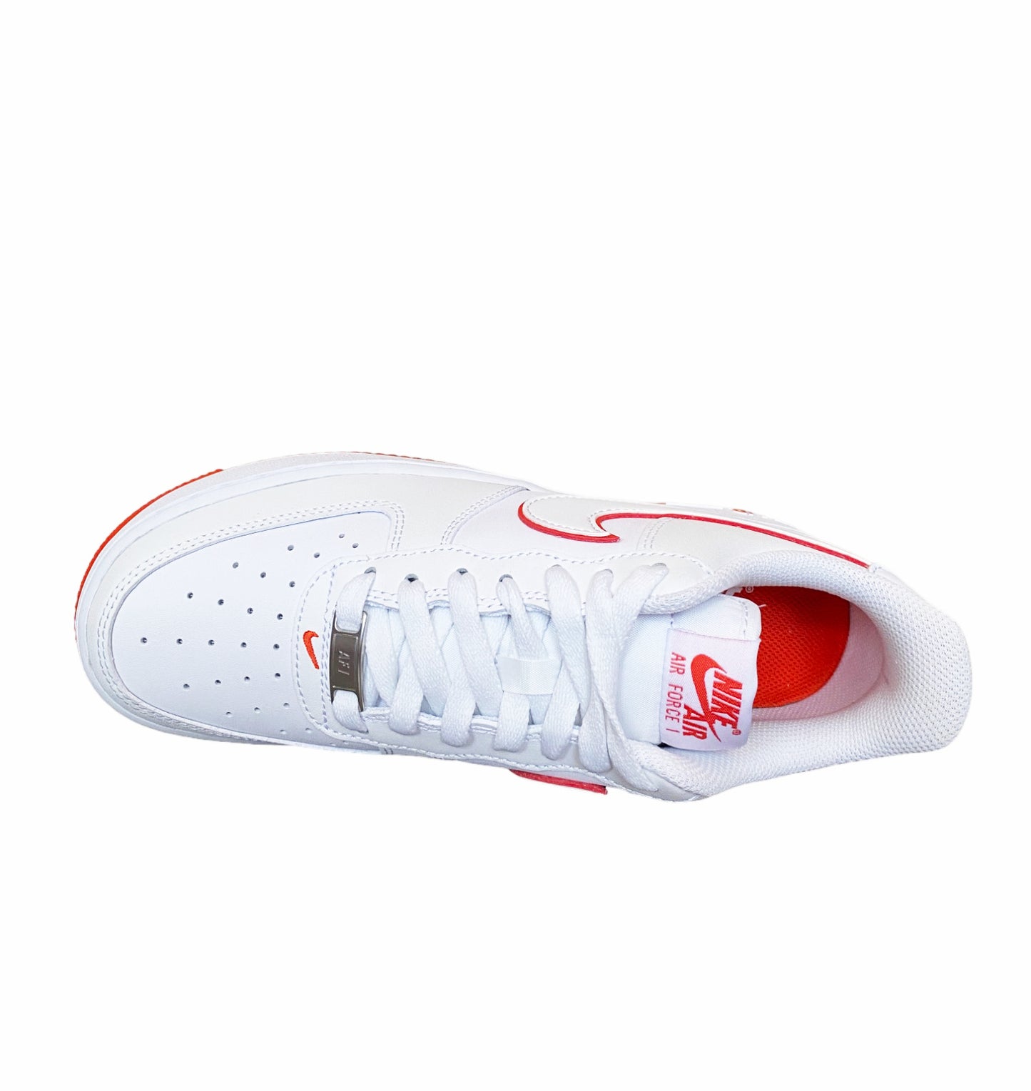 NIKE AIR FORCE 1 LOW 07 "WHITE PICANTE RED"