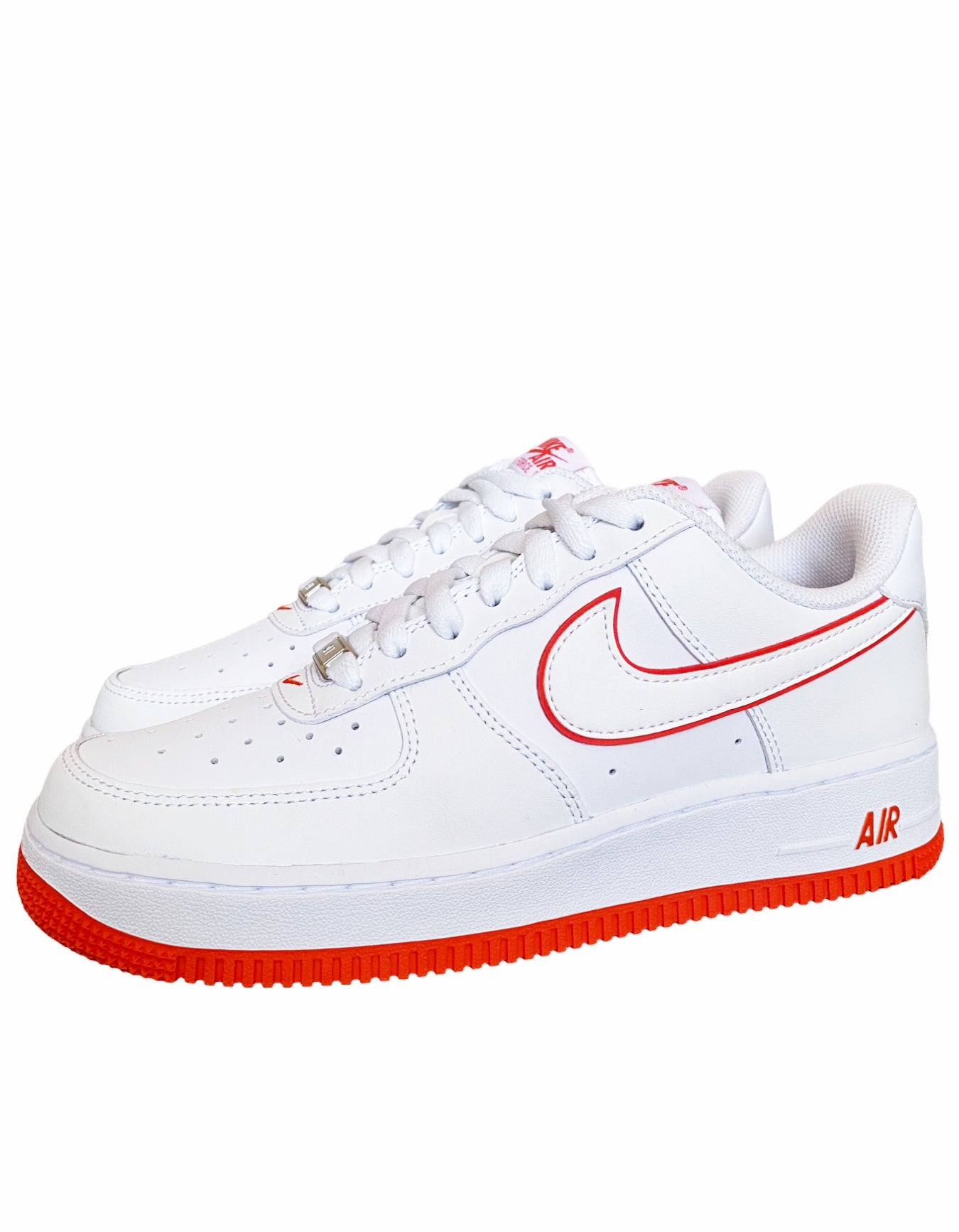 NIKE AIR FORCE 1 LOW 07 "WHITE PICANTE RED"