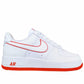 NIKE AIR FORCE 1 LOW 07 "WHITE PICANTE RED"