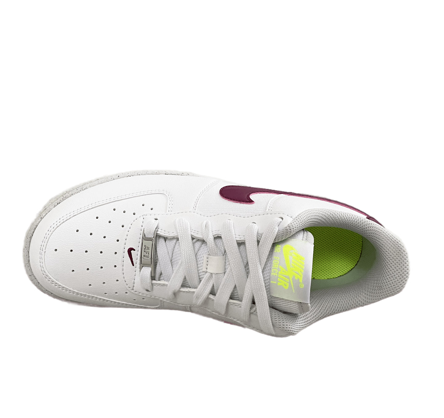 NIKE AIR FORCE 1 LOW CRATER "WHITE SANGRIA" NEXT NATURE (GS)